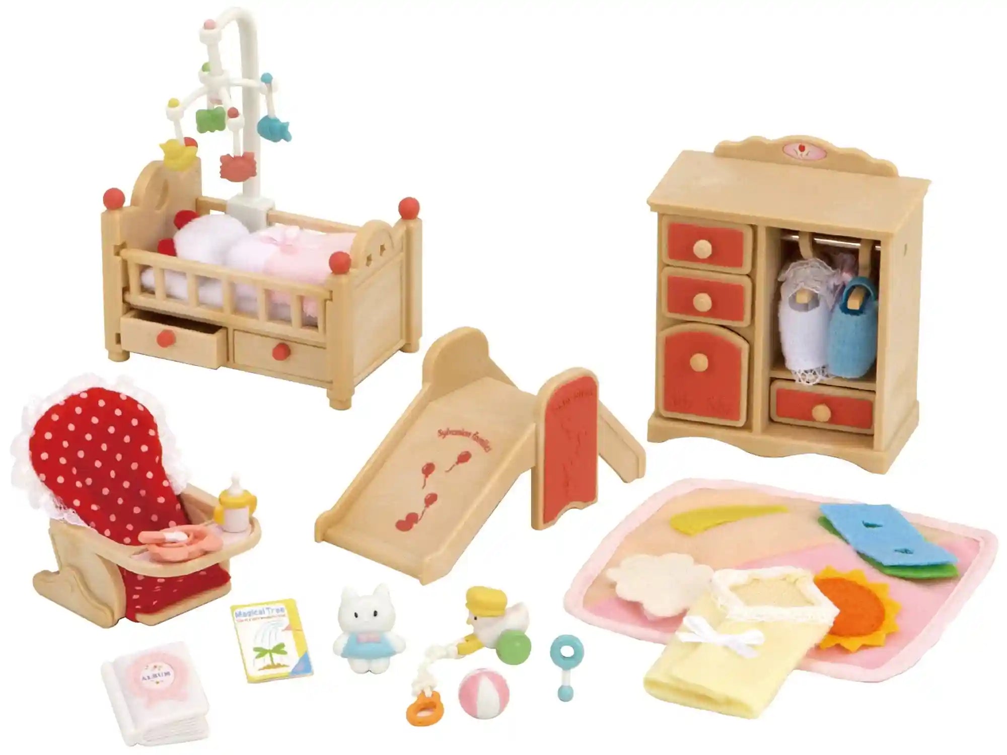Epoch 5036 Sylvanian Families Baby Room Toy Set (Damage Box) - Safqqa Egypt