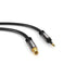 KabelDirekt 389 10m Mini-TOSLINK cable (digital audio cable, optical, TOSLINK to Mini-TOSLINK, fiber optic, transmits digital signals TVs/amplifiers/Hi-Fi systems) black