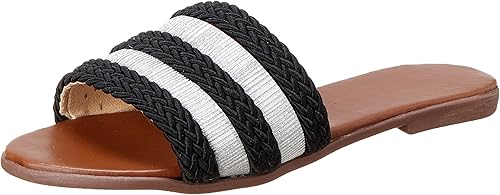 SWAY Flat  Slide Slipper For Women ,Open flat slide design for easy slip-on and removal. – Safqqa Egypt