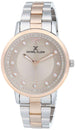 Daniel Klein Watch for Women , Quartz Movement, Analog Display, Silver and Rose Gold Metal Strap-DK.1.13285-4 - Safqqa Egypt