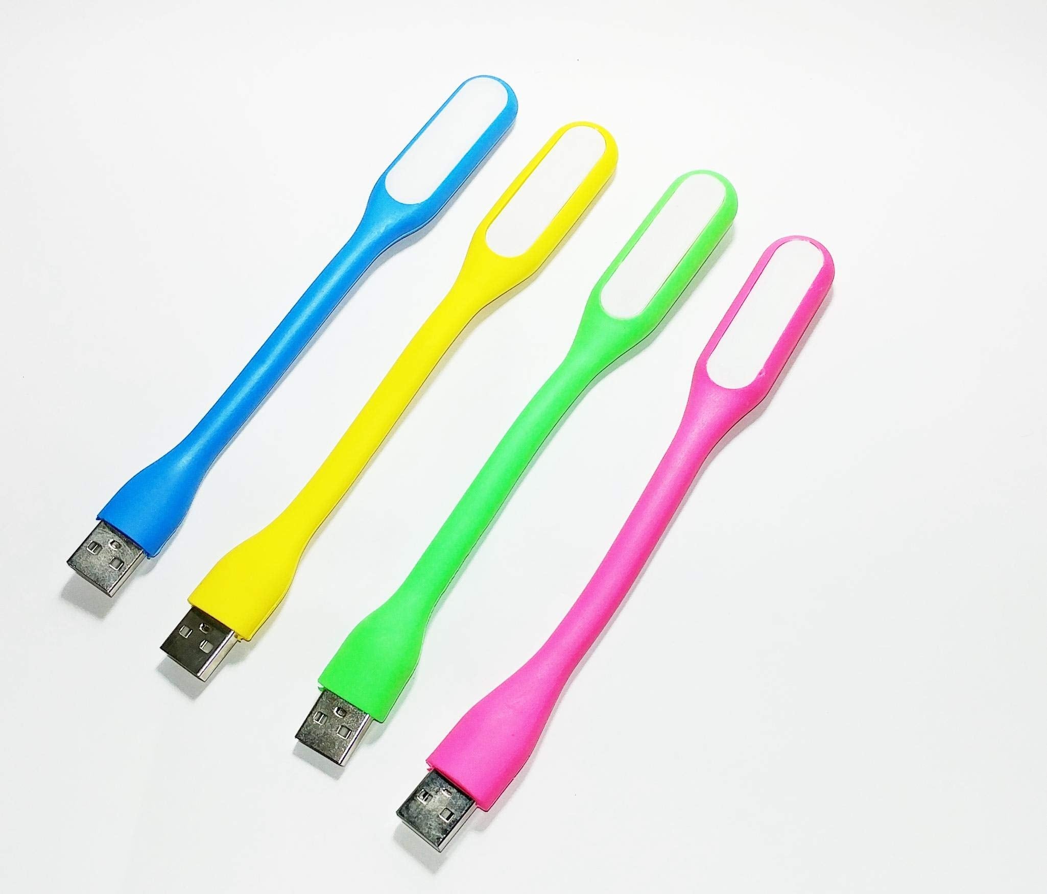 مصباح LED صغير بمدخل USB – مرن ومتعدد الألوان. متوافق مع اللابتوب، الكمبيوتر والسيارة