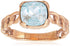 Guess Stainless Steel Zircon Middle Stone Ring for Women - Rose Gold