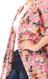 Jamila Women Cotton Floral Patterned Knee Length Kimono