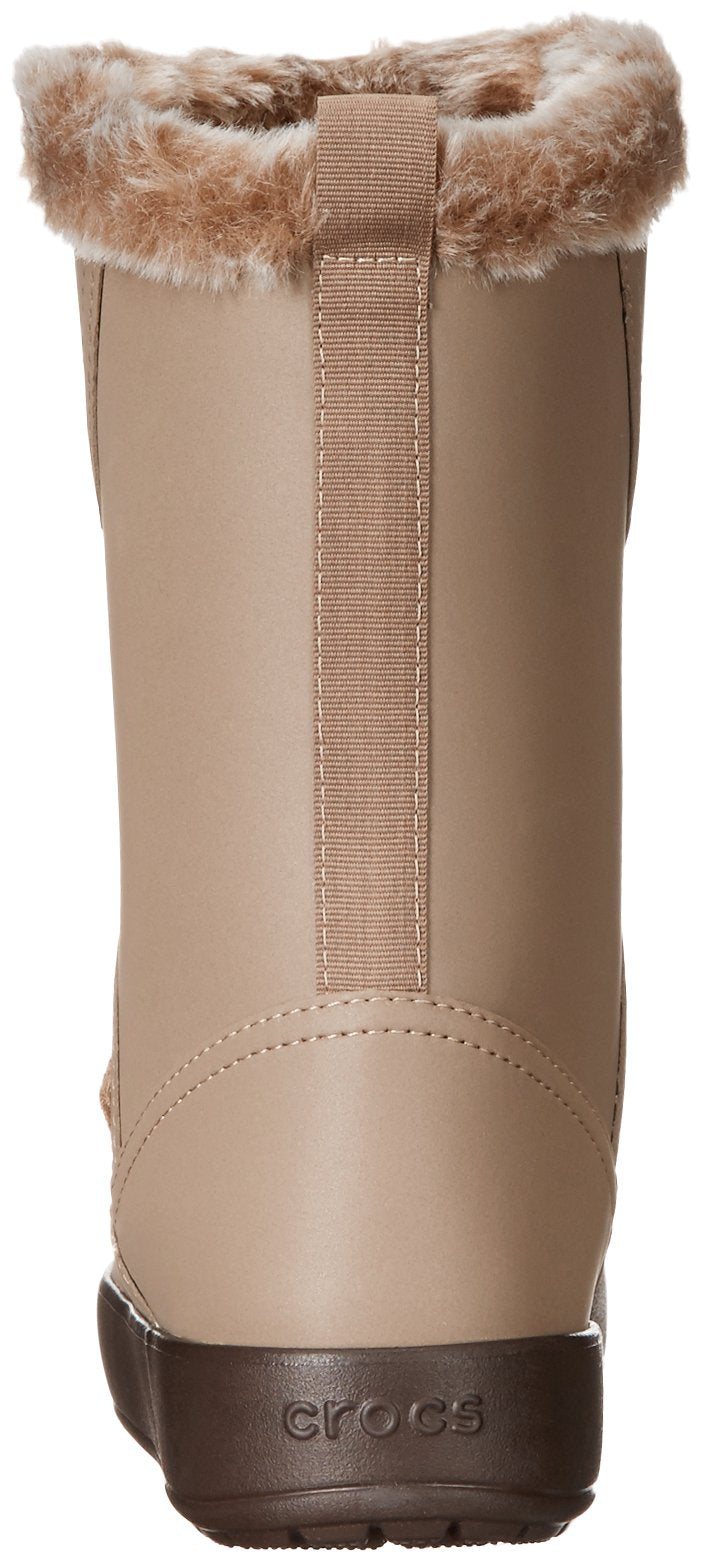 حذاء كروكس بوت متوسط الكاحل للسيدات – يجمع بين الراحة الفائقة والأناقة العصرية، مصنوع من خامة كروسلايت™ خفيفة الوزن