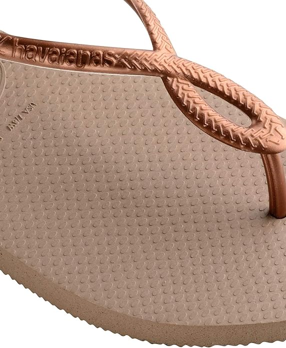 Havaianas Women Slipper Copper Lightweight Flip Flops (Damaged Box)