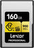 Lexar Professional 160GB CFexpress Type A Gold Series Memory Card, Up to 900MB/s Read, Cinema-Quality 8K Video, Rated VPG 400 (LCAGOLD160G-RNENG)