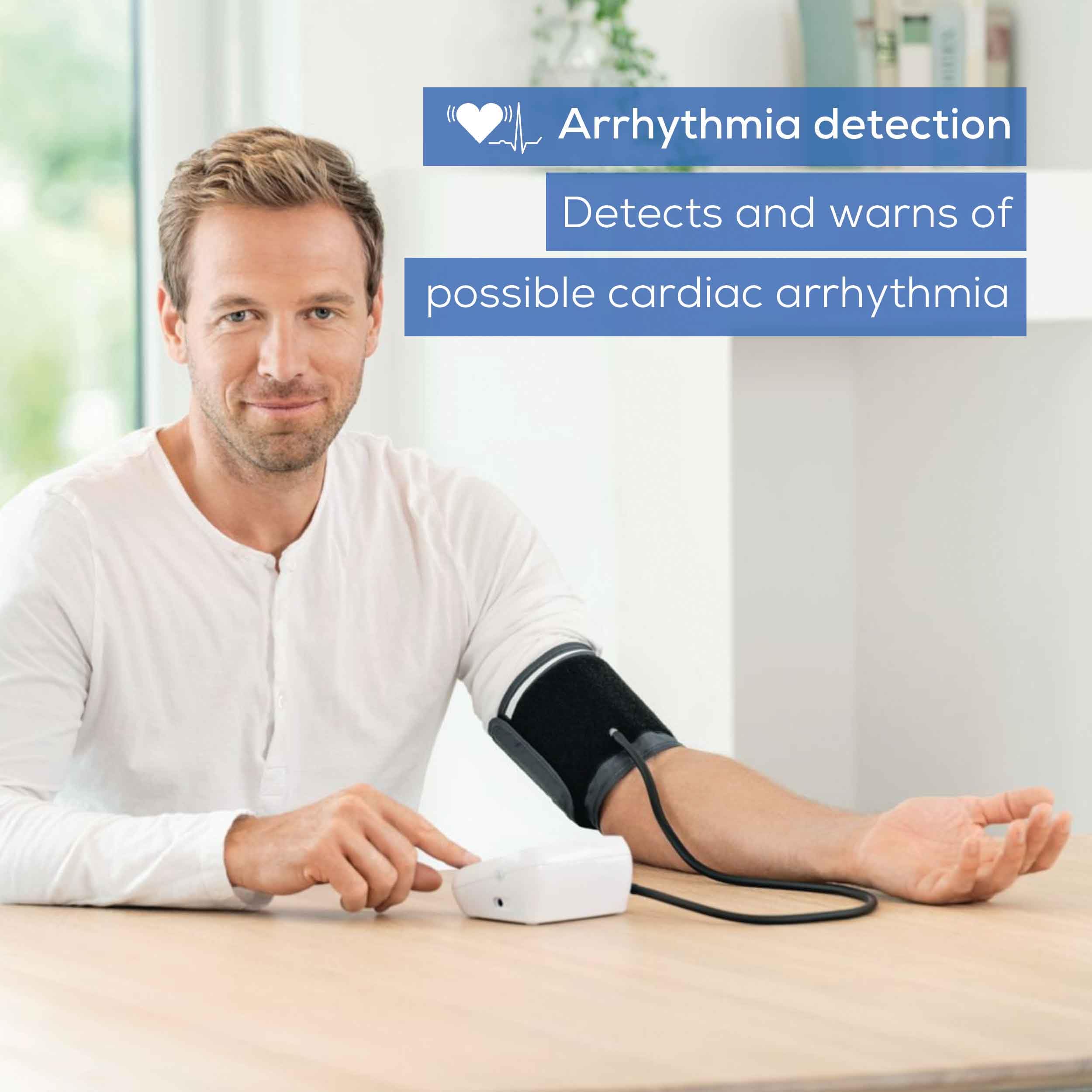 Beurer bm 40 upper arm blood pressure monitor with adaptor (on-pack) - Safqqa Egypt