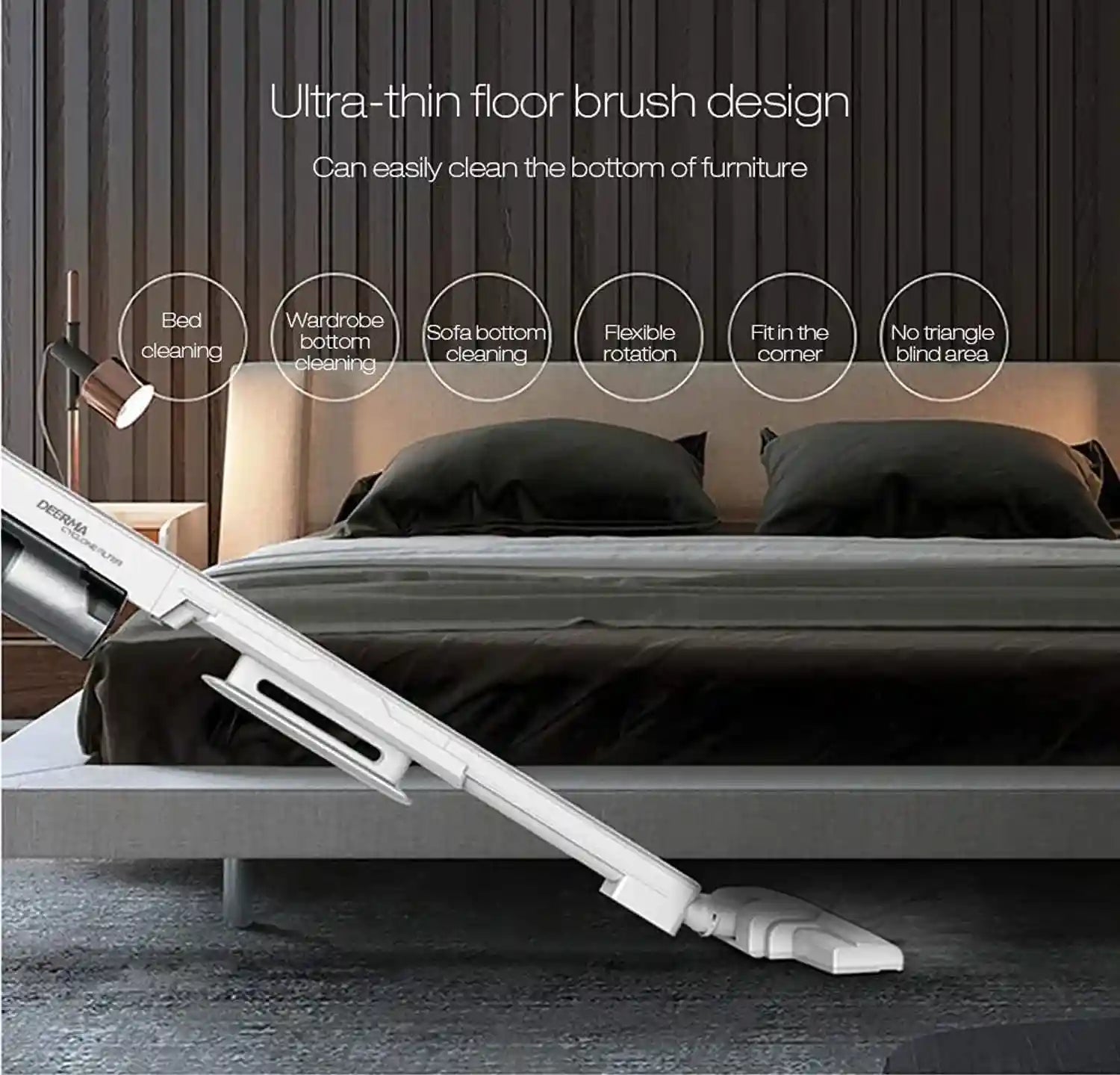 Deerma DX700 2-in-1 Vacuum Cleaner – 600W, 15kPa Suction, Handheld & Upright, 0.8L Dust Box, Low Noise, Triple Filtration - Safqqa Egypt