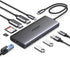 موزع منافذ USB-C 10 في 1 من ماركة يوجرين بمنفذي HDMI مزدوجين ودقة 4K