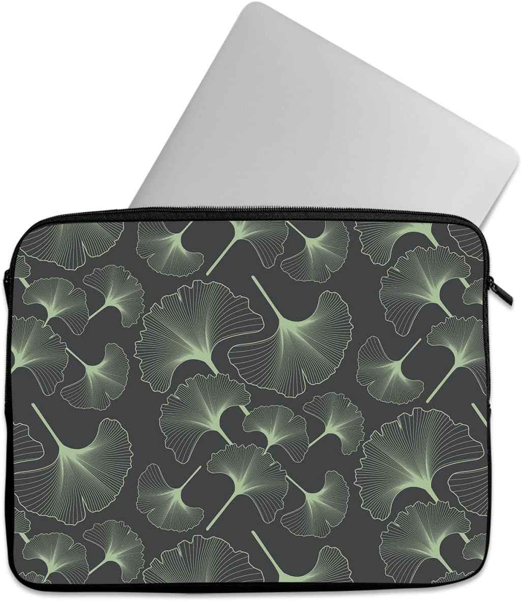 Casual Printed Laptop Sleeve with Zipper for 15.6