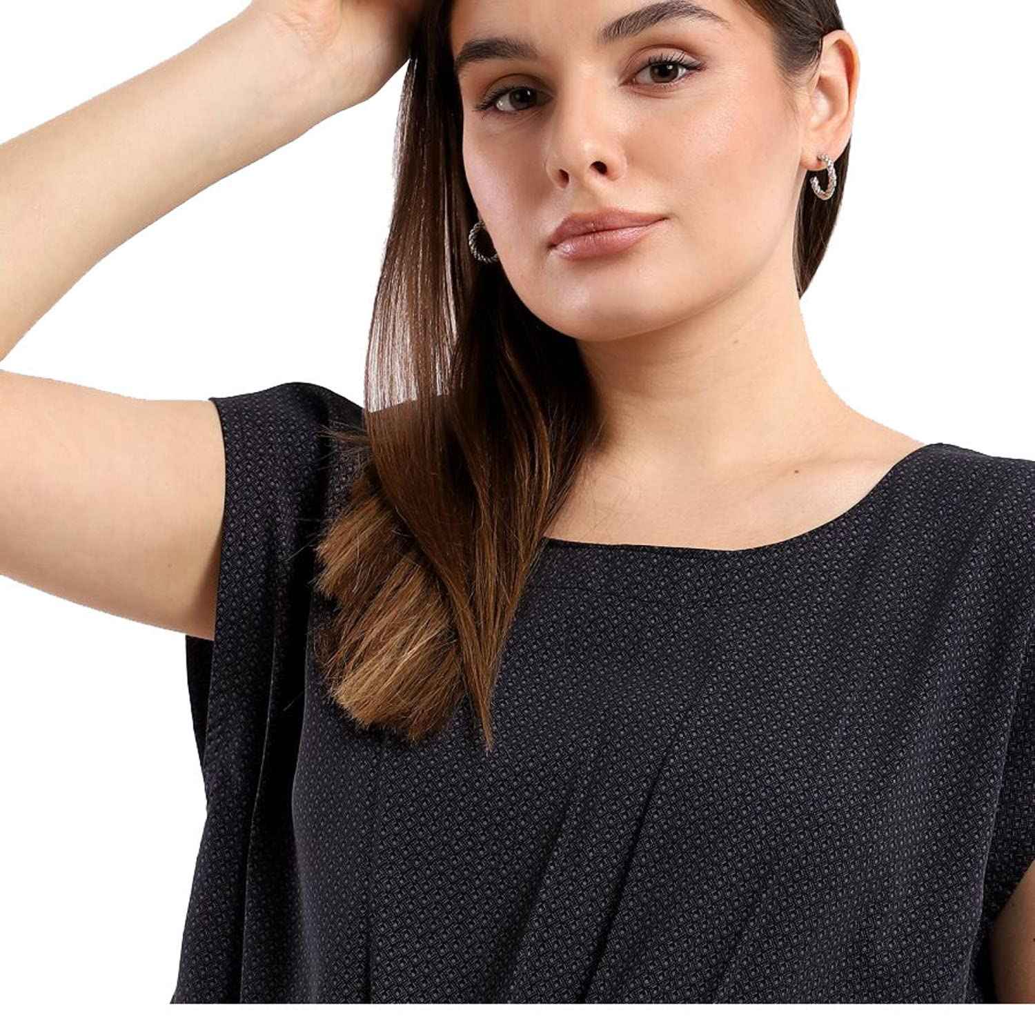 JAMILA Women sleevless plain short dress - Safqqa Egypt