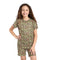 kady pyjama shorts printed green 14Y