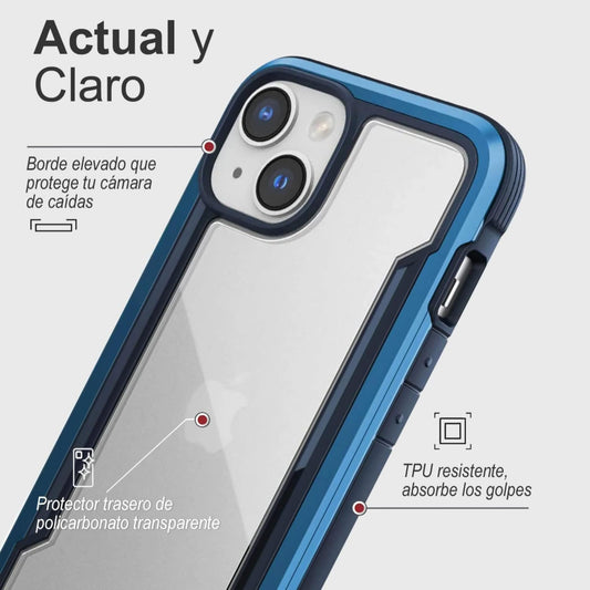 X-Doria RAPTIC Shield لهاتف iPhone 14 plus باللون الأزرق البحري