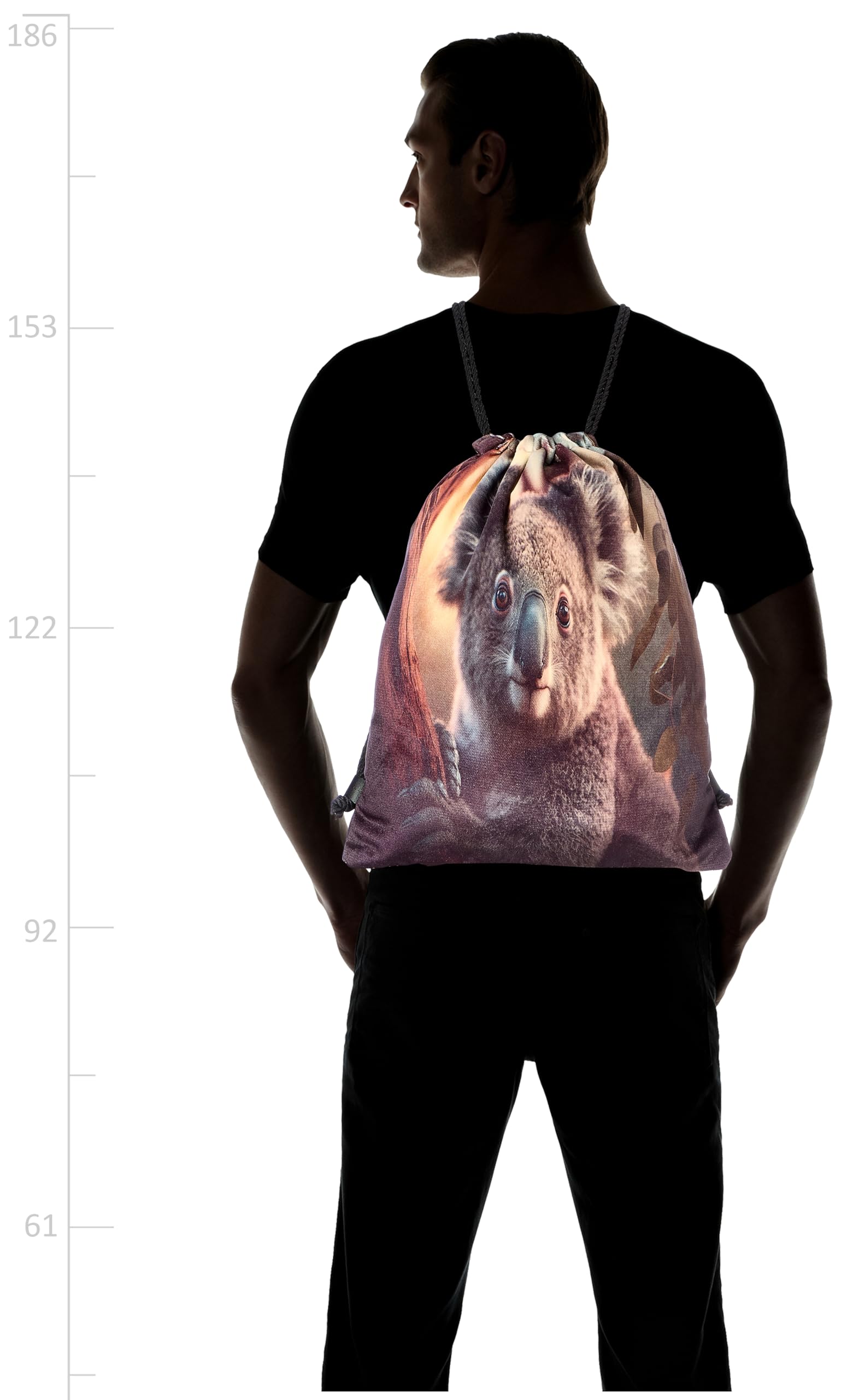 TAT DRAWSTRING BAG - 853, MultiColor, Large