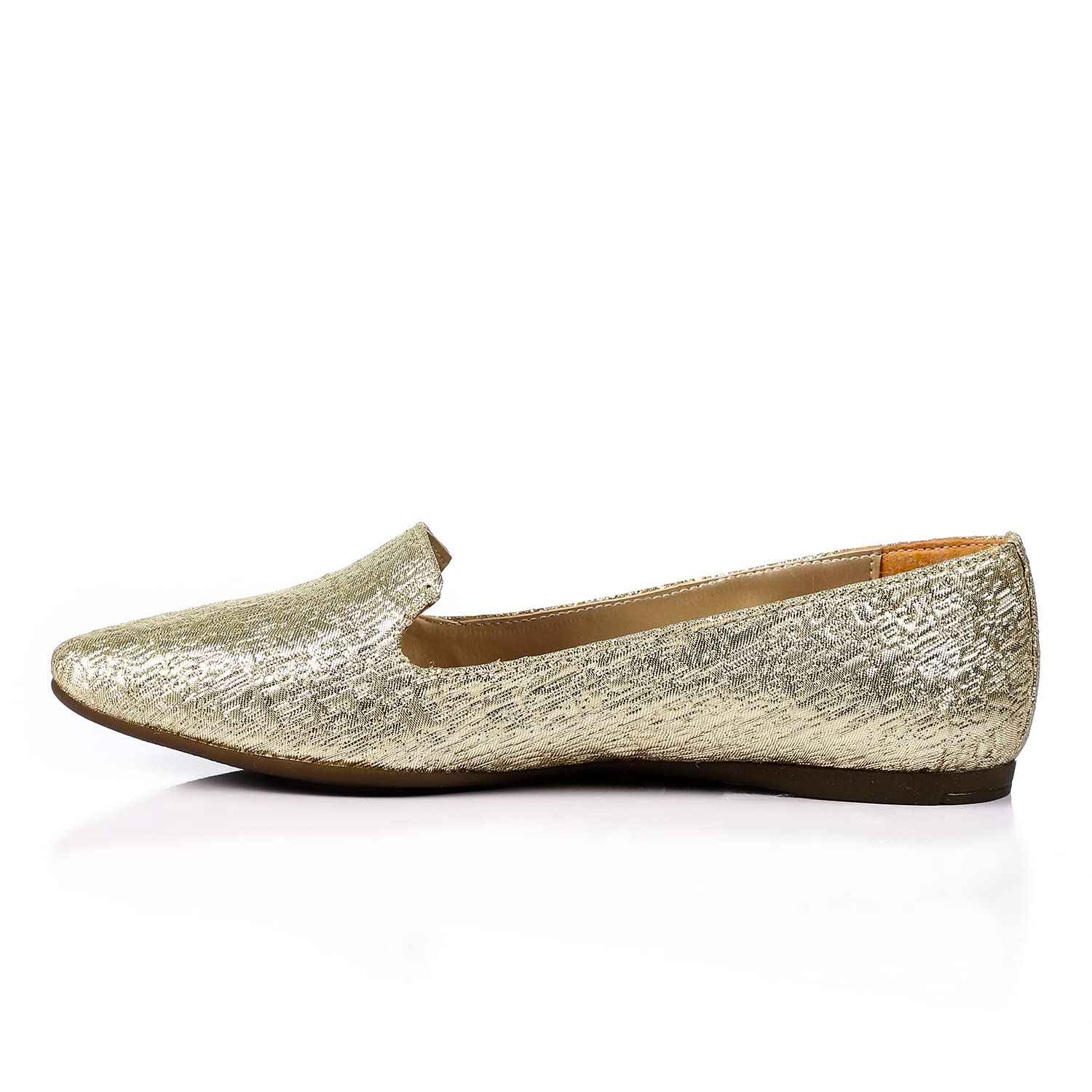Mr. Joe Women pointed slip on textured leather flats - Safqqa Egypt