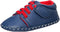 Mix & Max Boys’ Faux Leather Low-Top Lace-Up Shoes with Contrast Stitching