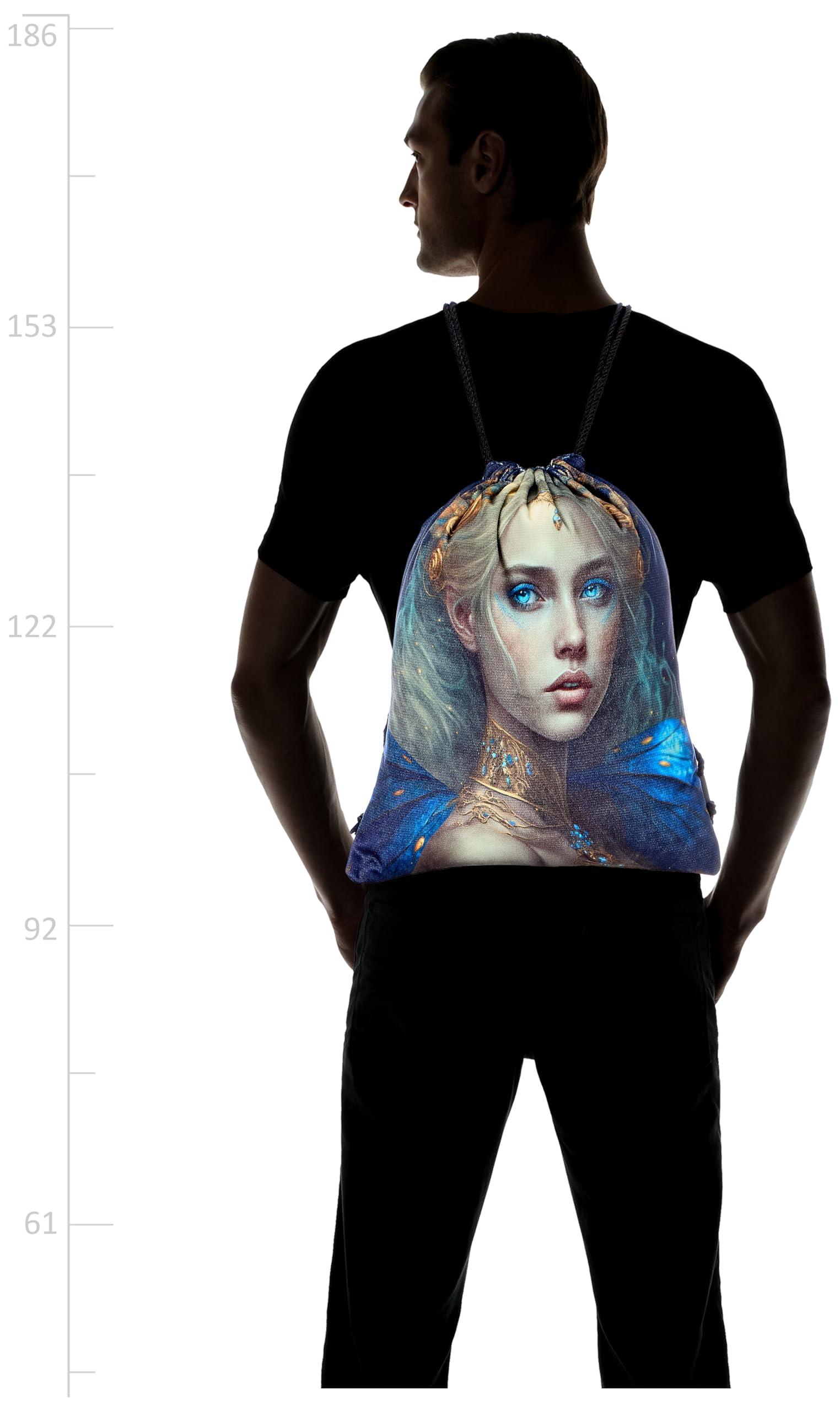 شنطة برباط - 621 مُتعددة الألوان مقاس كبير L من تات