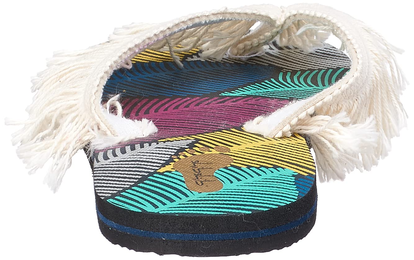 Shibshibi Multi Color Rubber Flip Flop Slipper For Women - Safqqa Egypt