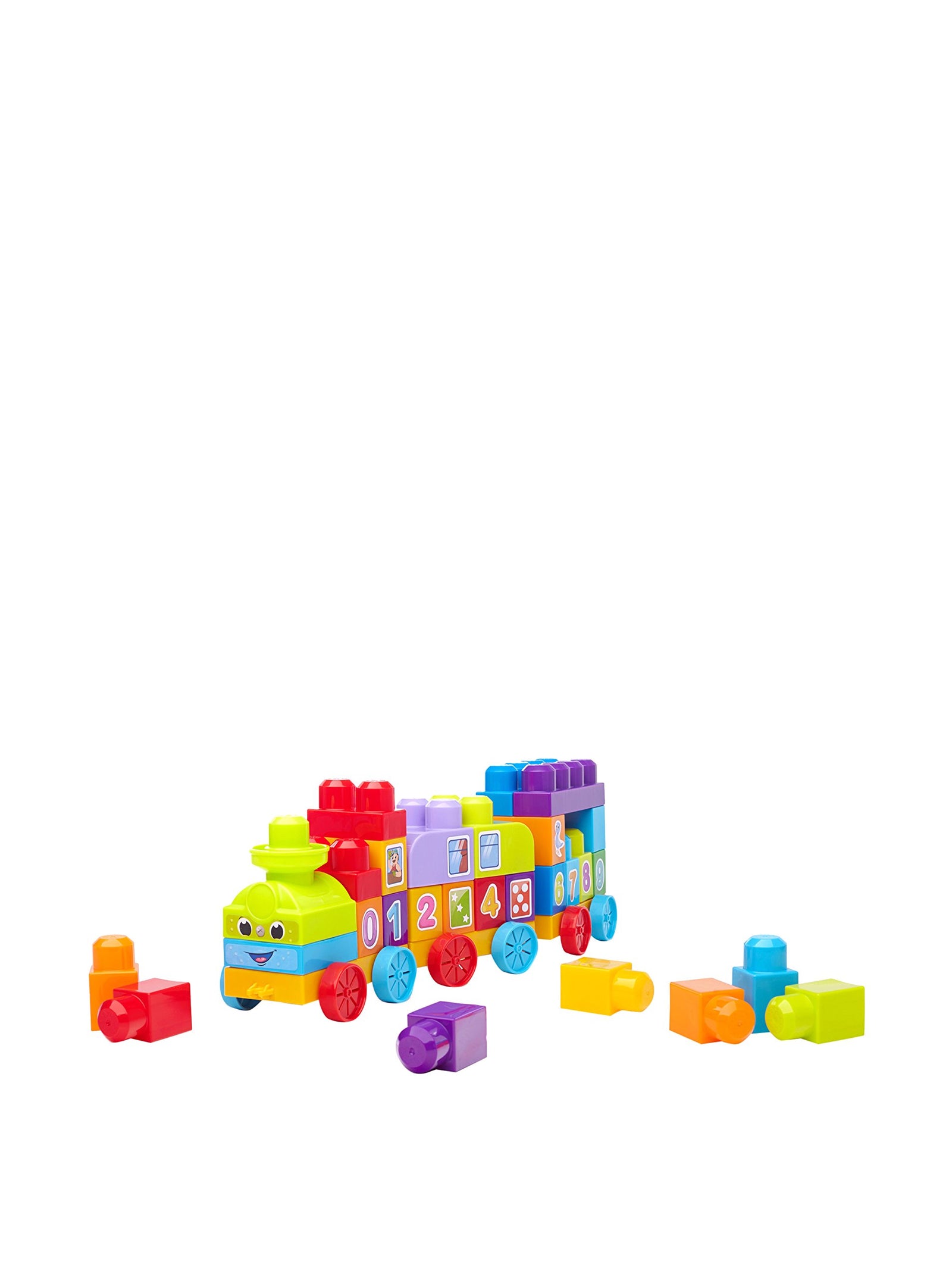 Mega Bloks First Builders 123 Learning Train – Educational Building Toy