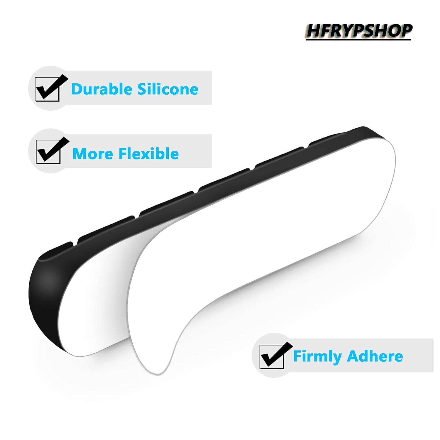 HFRYShop 7 Slot Self Adhesive Cable Clips Silicone Multi Color