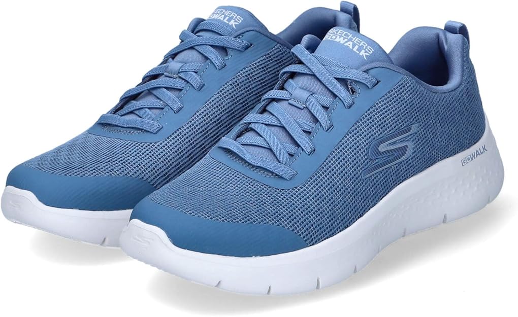 Skechers Women Running Shoes Blue Lightweight Performance Sneakers