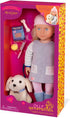 Our Generation Kids Meagan Play Doll with Pet and Accessory Set - 18-inch/46 cm Doll