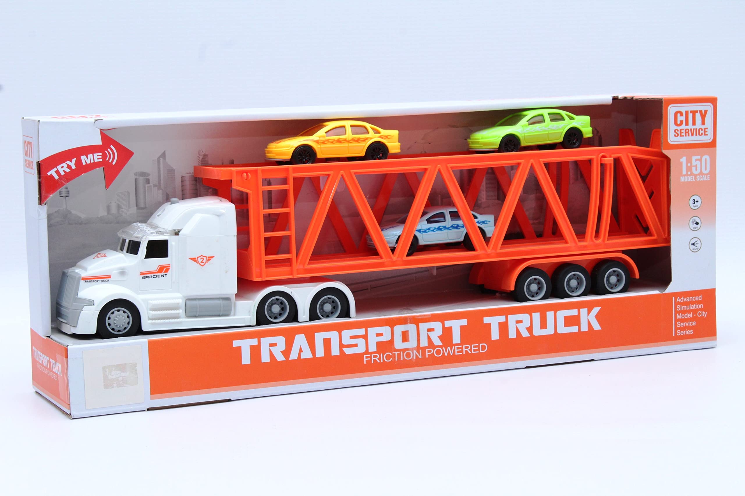 Transport truck city service