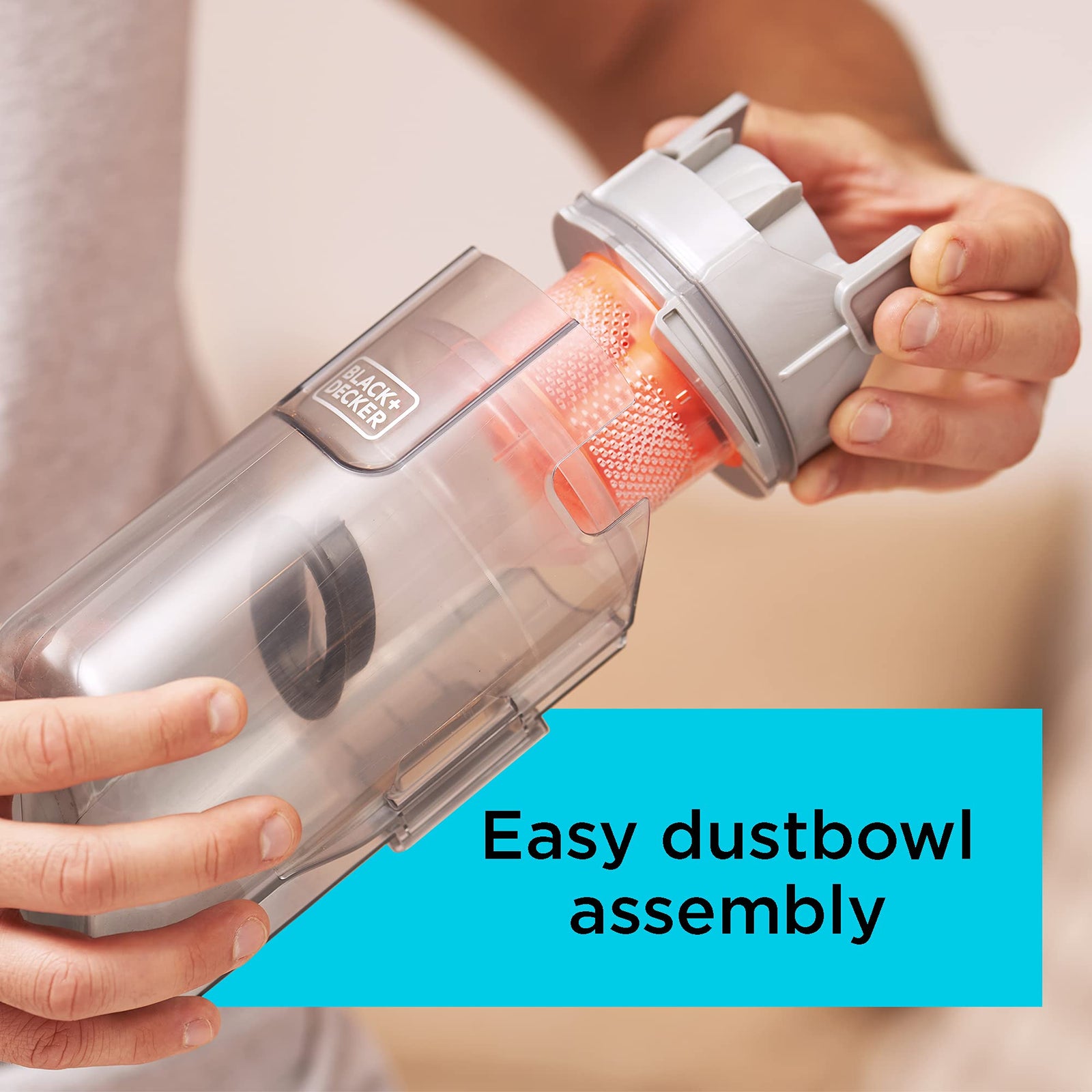 Black & Decker Powerseries+ Cordless Stick Vacuum Cleaner – 18V, 33-Minute Runtime, 2-Speed, Beater Bar