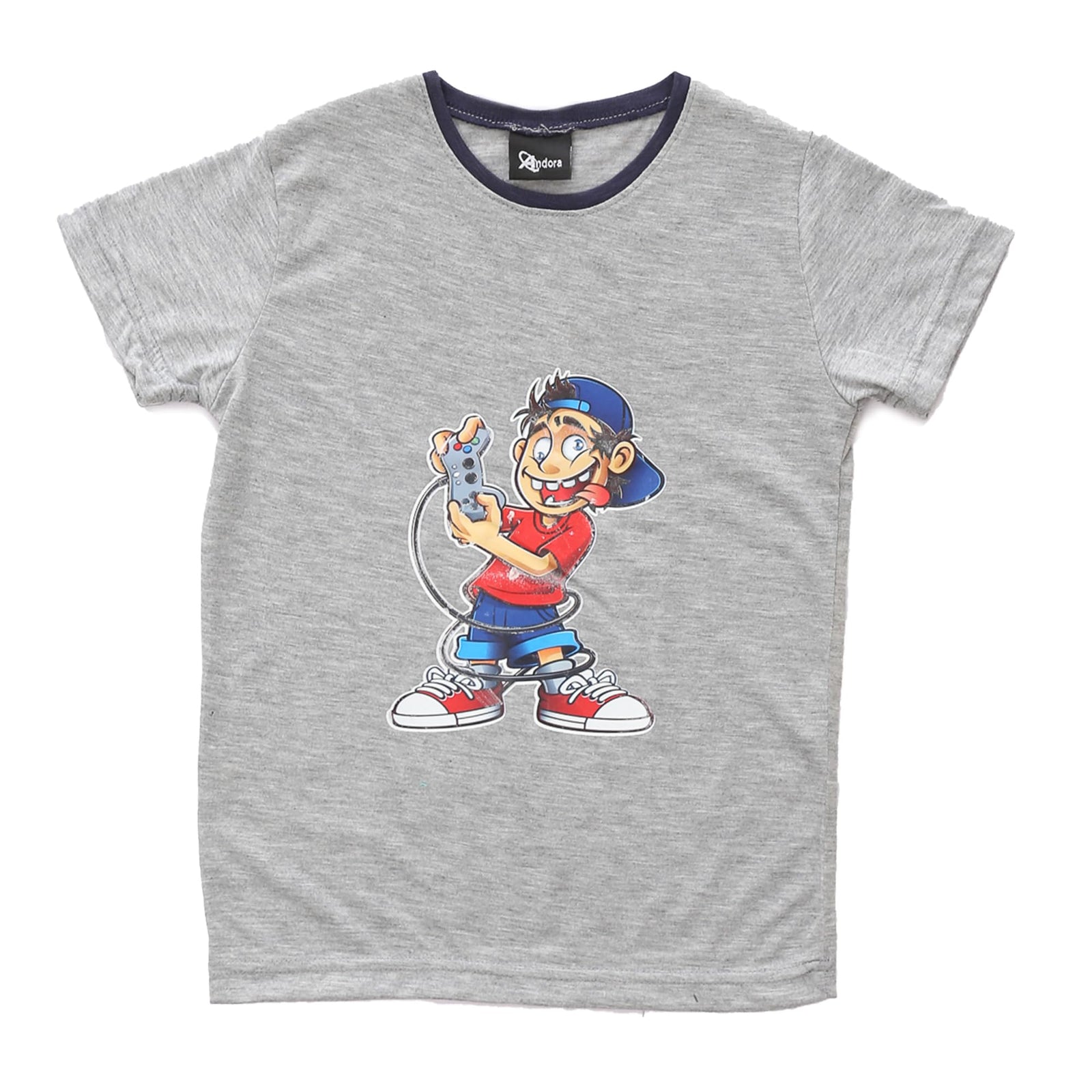 Andora Boys Rounded Neck Printed -35S23B30313 T-Shirts