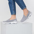 Skechers Women Shoes Grey Lightweight Comfortable Everyday Wear