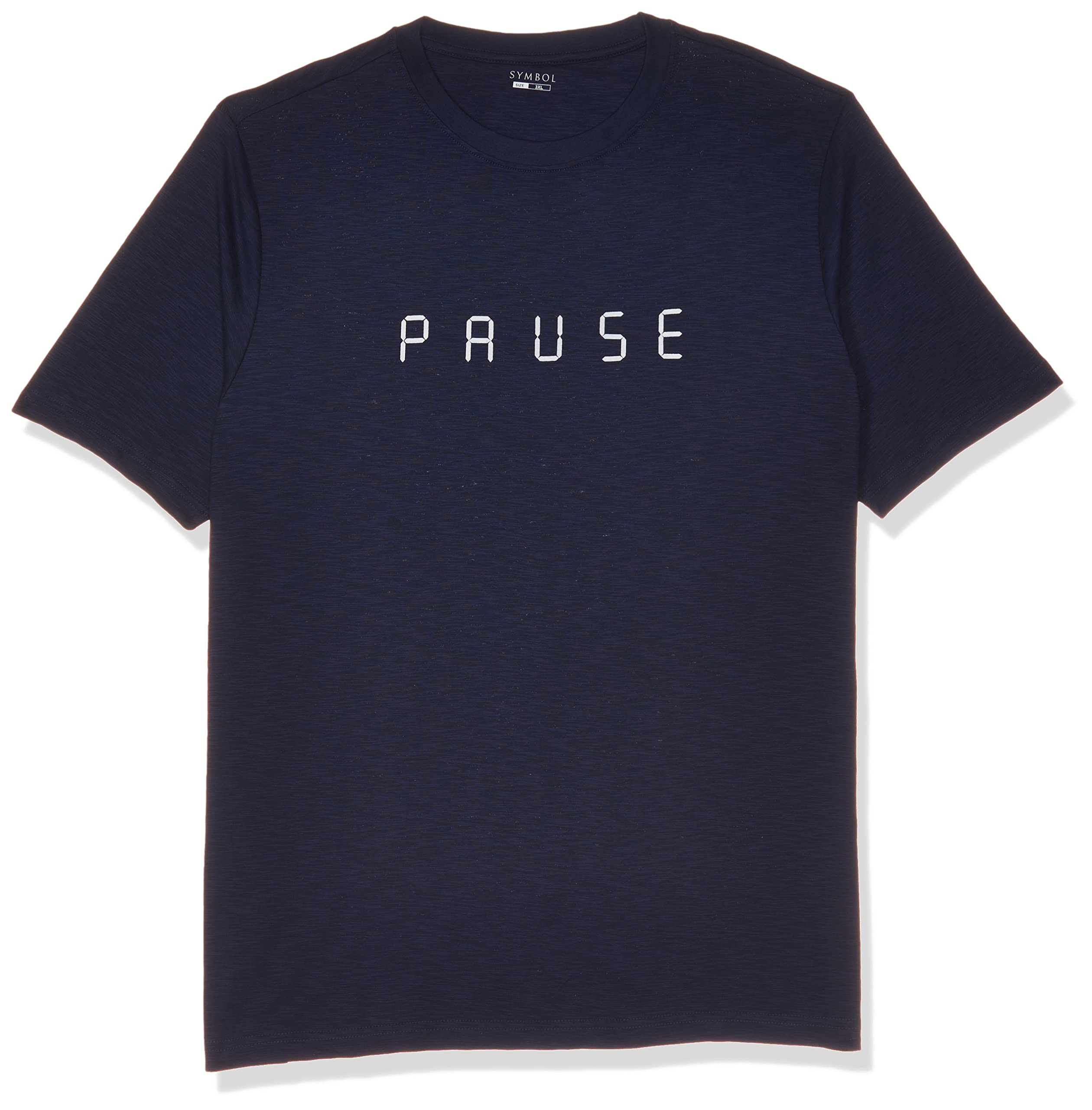 تيشيرت رجالي نصف كم من القطن بقصّة عادية من سيمبول