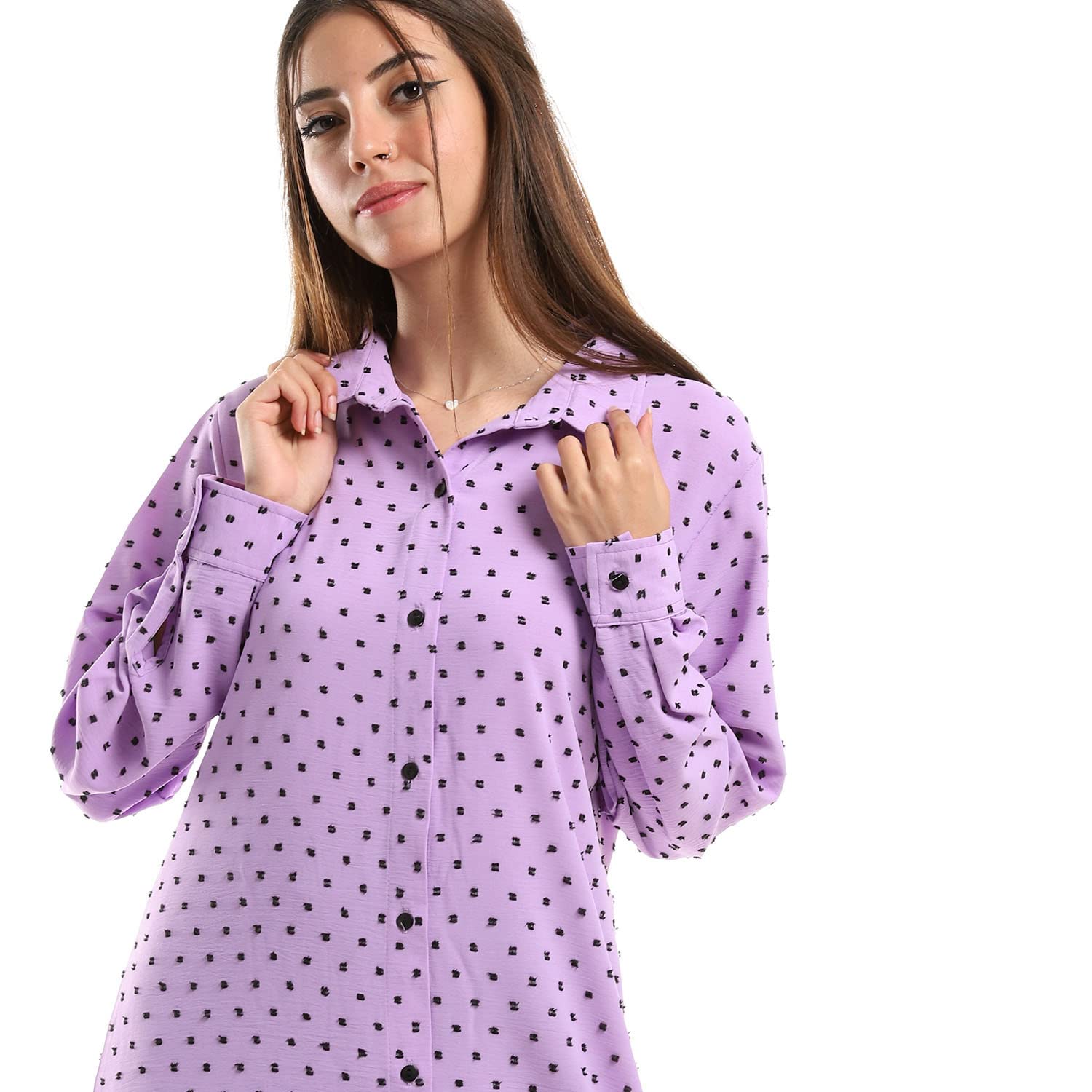 Jamila Women Self Stitches Tunic with Sided Slits