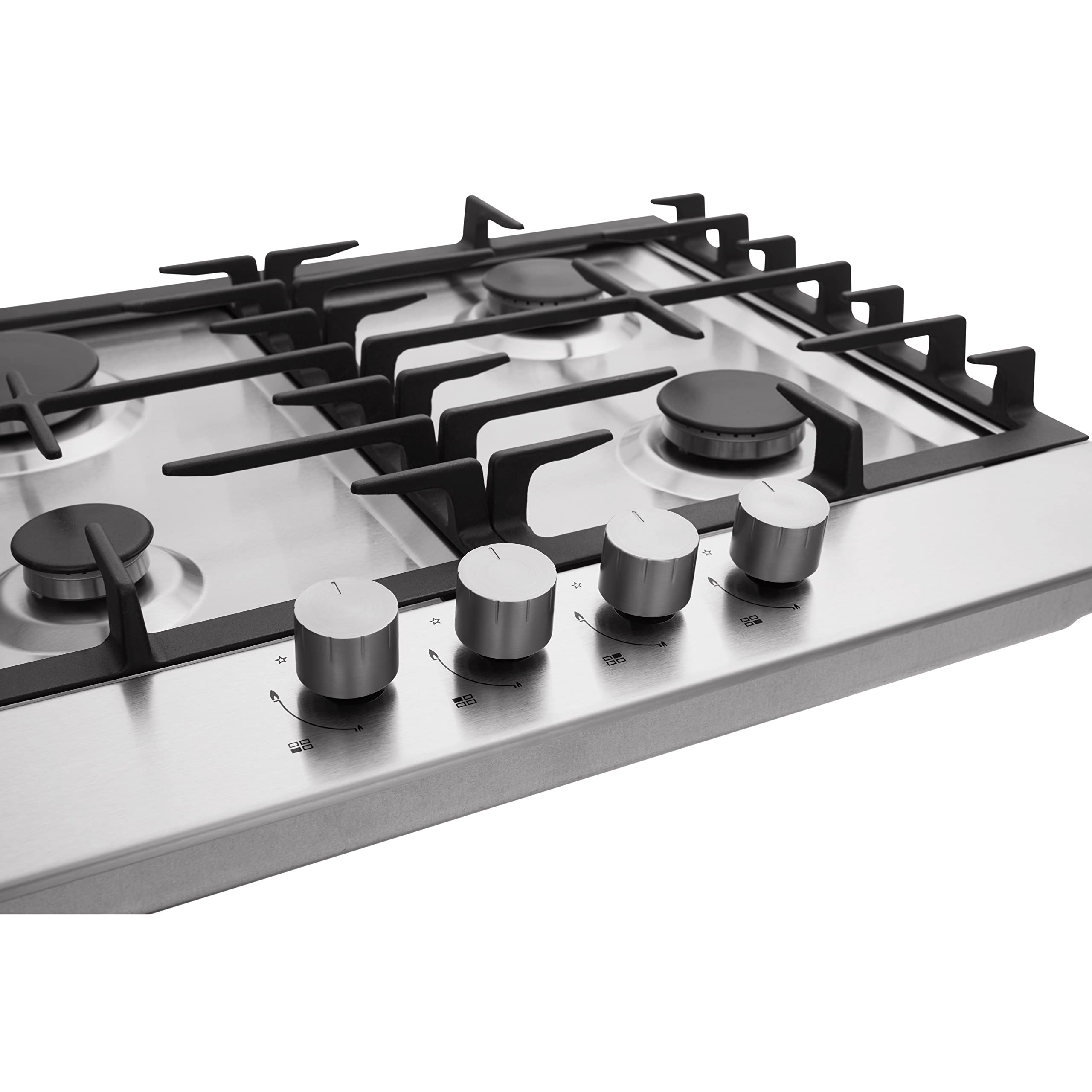   بوتجاز بلت- ان غاز من LG-مدمج يحتوي على 4 شعلات مع لوحة تحكم أمامية، مصمم للطهي بكفاءة ودقة