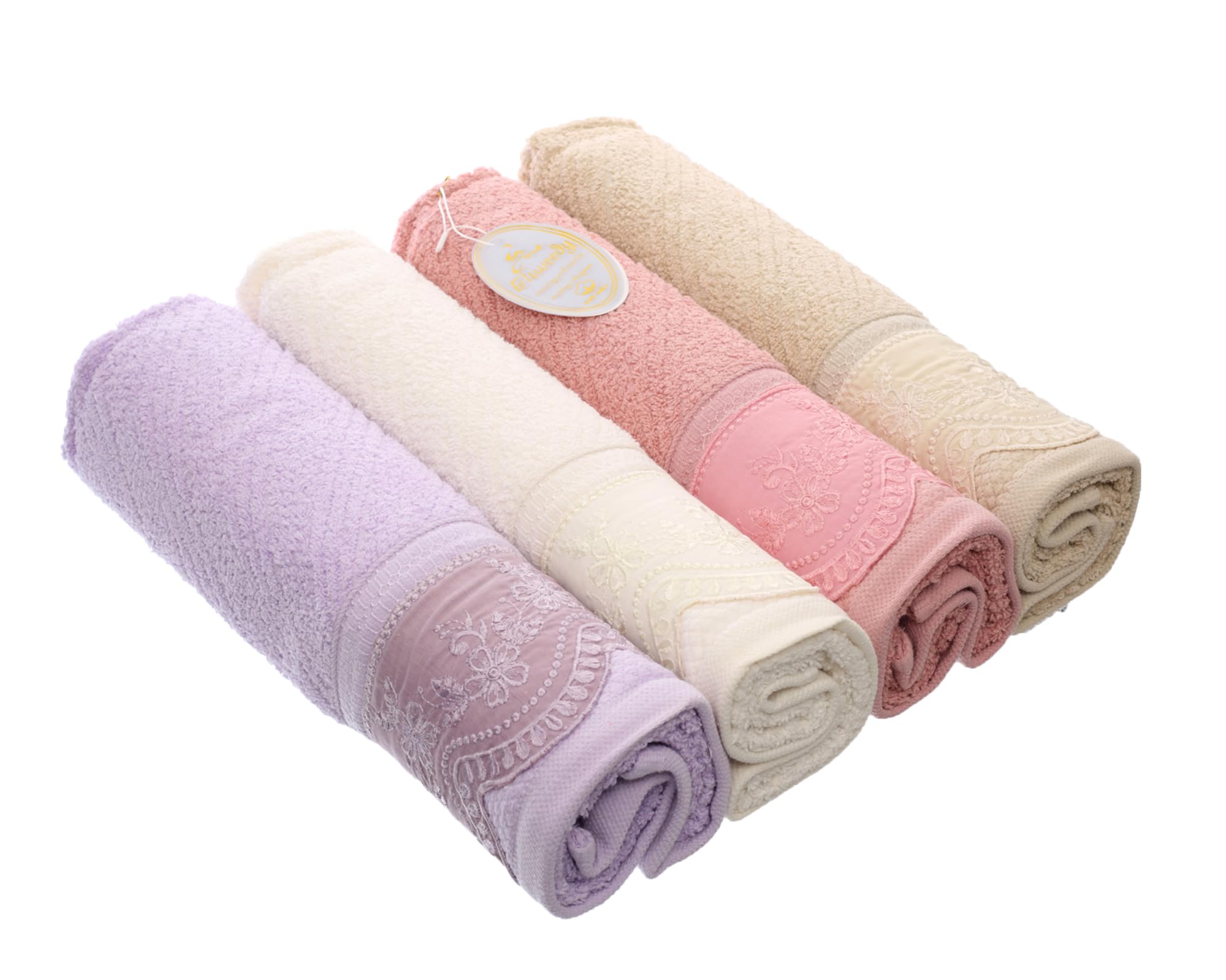 Egyptian Textile Cotton Towels ,Set Of 4 – Safqqa Egypt