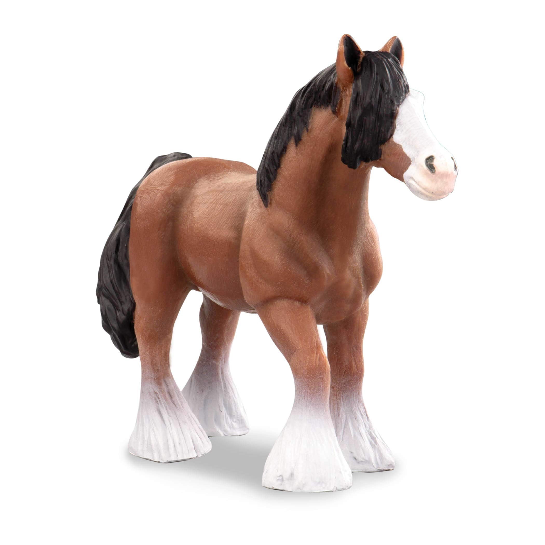 "Terra by Battat Realistic Horse Figurine Set – 6-Piece 6'' Toy Horses Including Arabian, Clydesdale & Paint Breeds – Educational Farm Animal Toys for Kids 3+" - Safqqa Egypt
