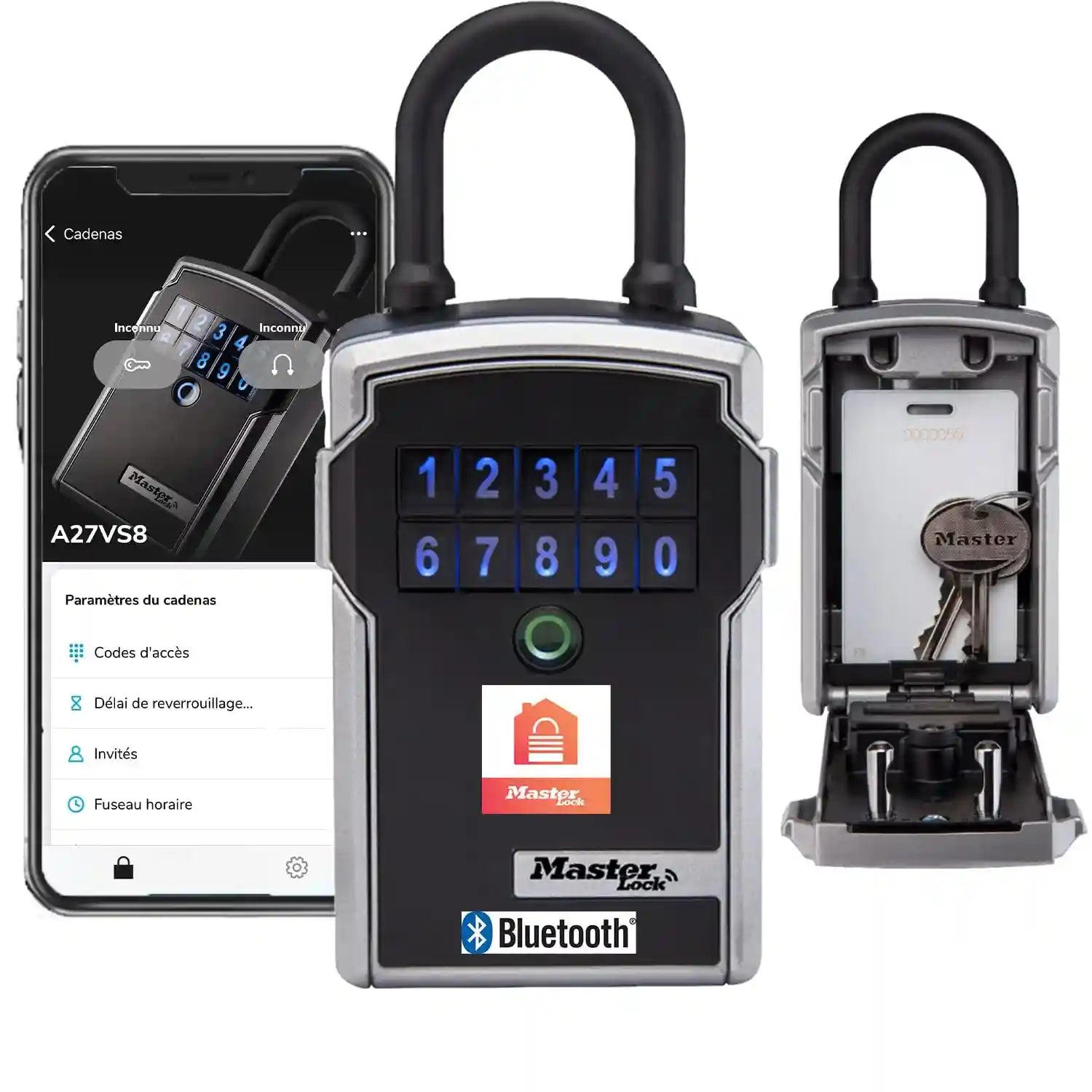 Master Lock Connected Key Safe [Bluetooth or Combination Access] [Shackle] [Outdoor] - 5440EURD - Select Access Smart Key Lock Box – Safqqa Egypt