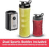 Black & Decker SBX300-B5 Blender 300W 21500 RPM with Sports Bottles Black - Have Scratches