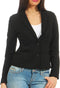 ONLY Women’s Blazer Elegant Formal Wear Black