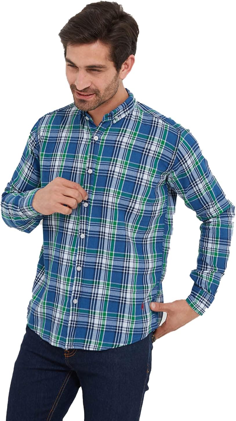 White Rabbit Men's Casual Long Sleeve Shirt