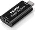 بطاقة تسجيل فيديو HDMI بدقة 4K، بطاقة كاميرا لينك، محول التقاط الصوت HDMI الى USB 2.0، جهاز تسجيل تسجيل للبث والبث المباشر ومؤتمرات الفيديو والتعليم والالعاب (اسود)