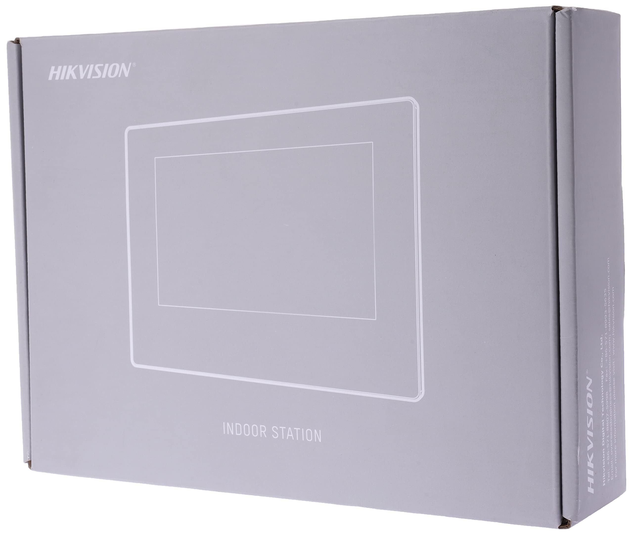 محطة الاتصال الداخلي بالفيديو من هيكفيجن DS-KH6320-WTE1 اتصال صوتي بدون استخدام اليدين مع تقليل الضوضاء وإلغاء الصدى