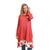 Kady Women crew Neck Solid Tunic Top With Floral Trim - Safqqa Egypt