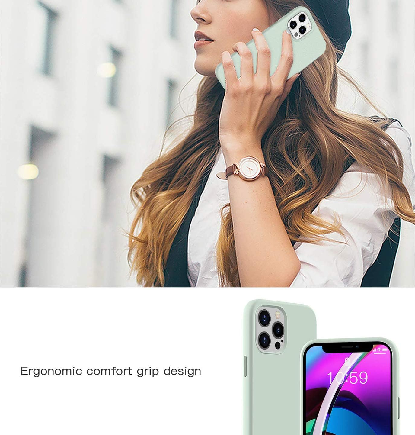 Mitsuba Silicone Protective Case – iPhone 12 & 12 Pro – Safqqa Egypt