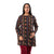 JAMILA Printed Long Sleeve Blouse For Women,Durable stitching for long-lasting wear