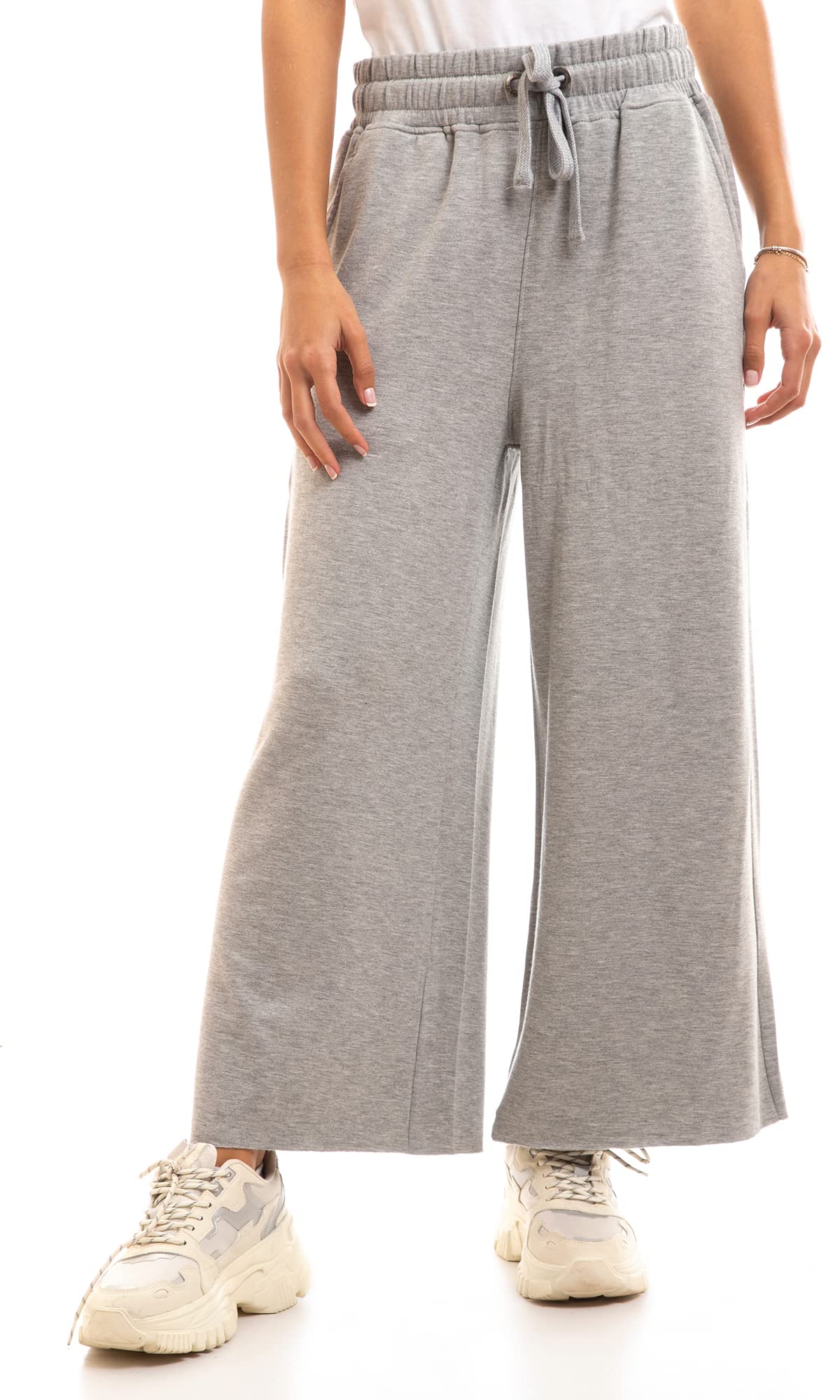 Ravin womens Ravin Women Elastic Waist With Drawstring Cotton Pants Casual Pants