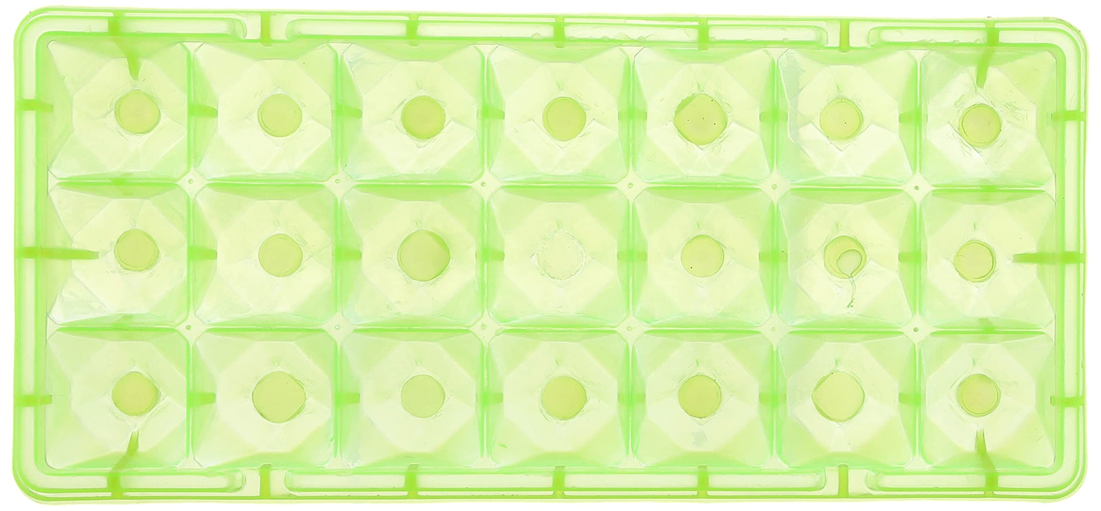 Dieshibingge Plastic Ice Mold Set – 21 Slots