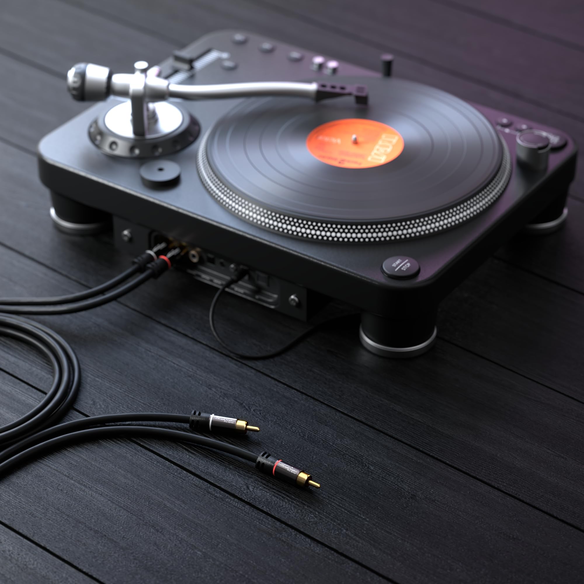 كابل كابل ديركت 404 بطول 10م RCA/فونو، 2 إلى RCA/فونو، كابل صوت ستيريو (موصلات كوكسيال ذكر/ذكر، تناظرية/رقمية، للاستخدام مع مضخمات الصوت/مكبرات الصوت/أنظمة الصوت المنزلية/بلو راي/المستقبلات) باللون الأسود – Safqqa Egypt