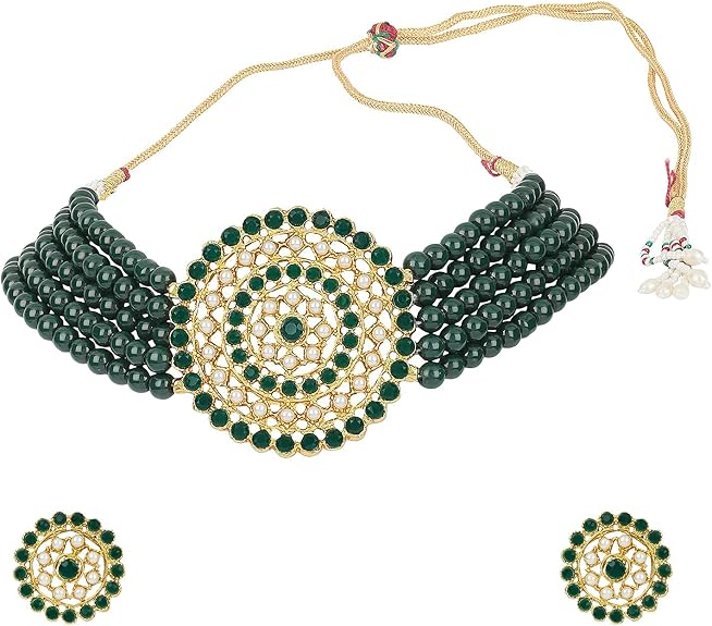 Shining Diva Fashion Necklace and Earrings Set for Women – Elegant Jewelry Set