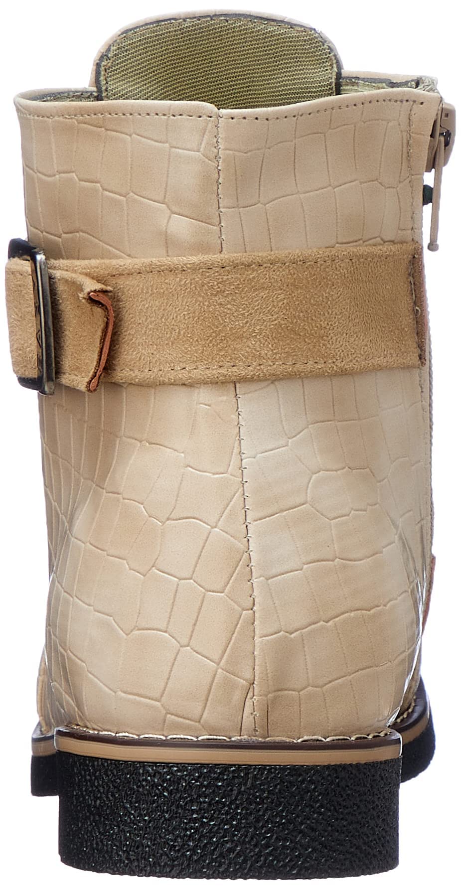 ELBARAEM Boot -rubber sole -beige croco print - Safqqa Egypt