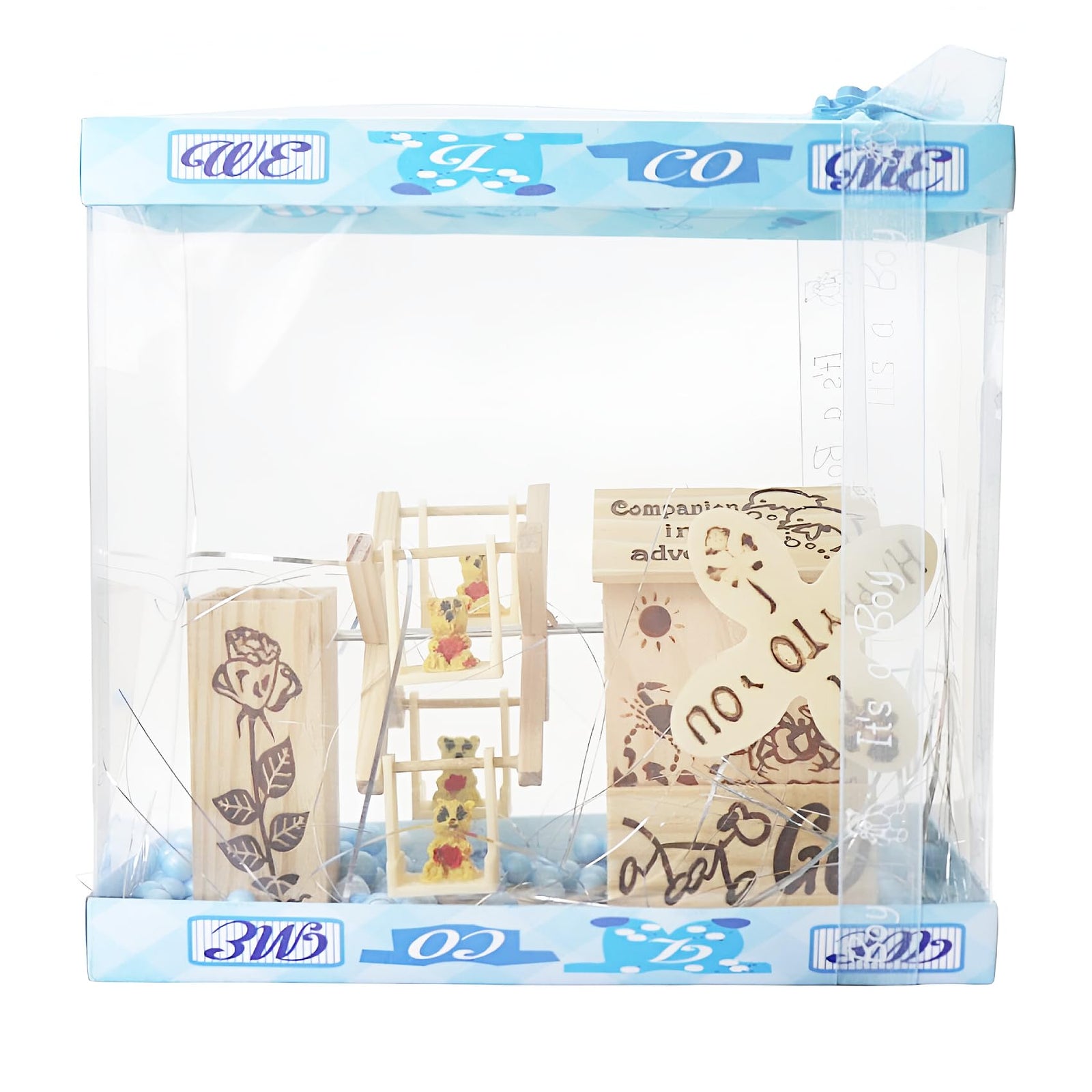 مجموعة هدايا استقبال المولود الجديد على شكل مزرعة للأولاد من ويلكوم بيبي